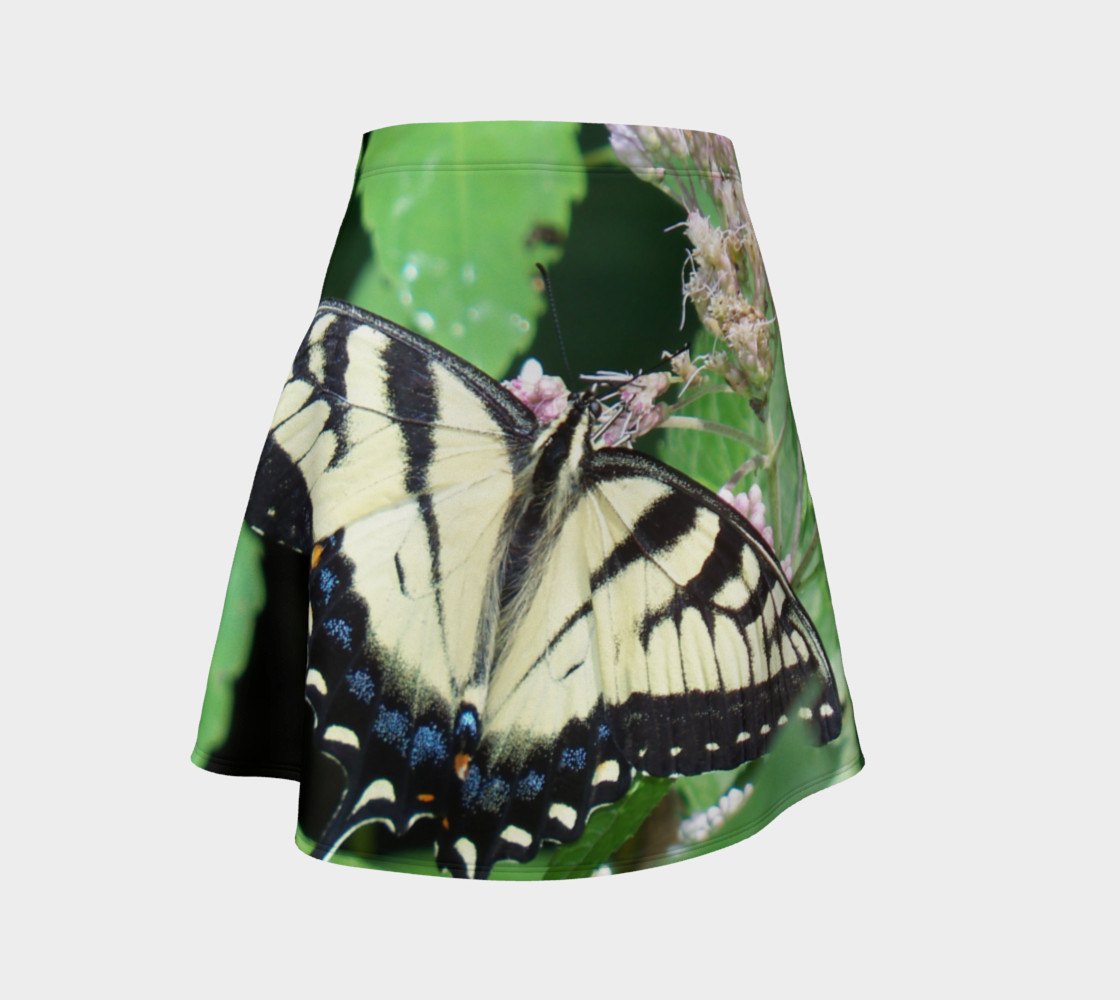 Aperçu de Canadian Tiger Swallowtail Butterfly Flare Skirt #1
