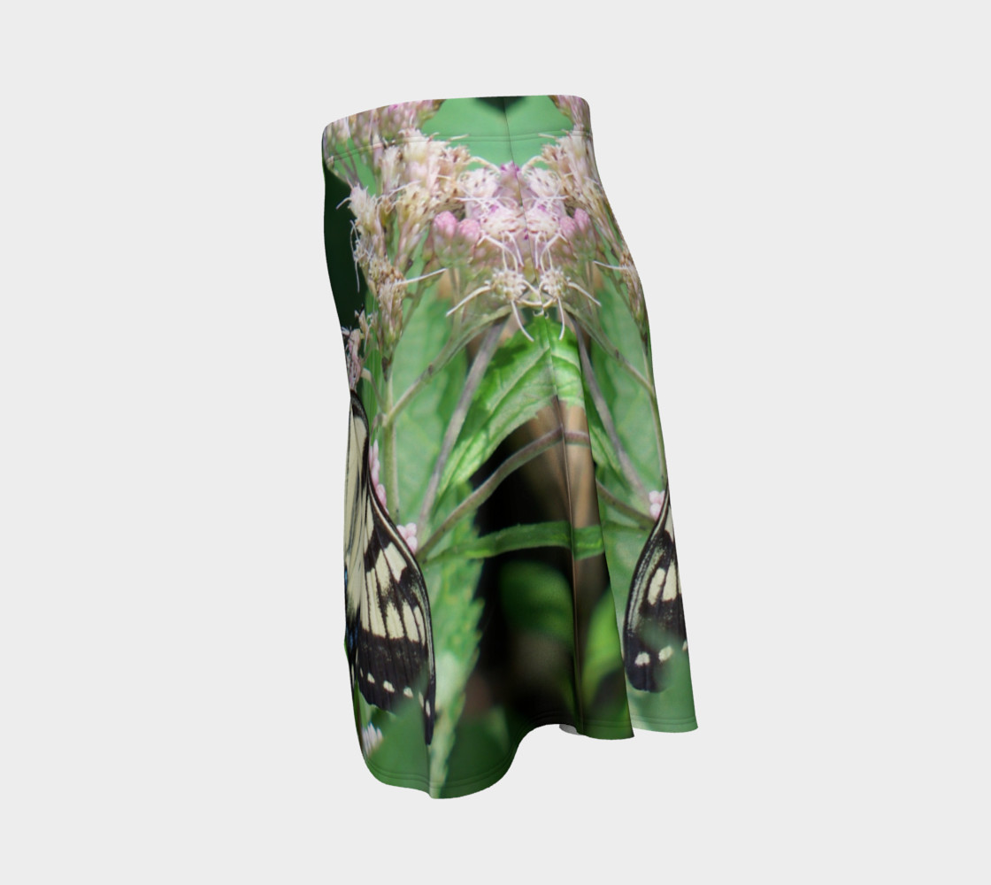 Aperçu de Canadian Tiger Swallowtail Butterfly Flare Skirt #2
