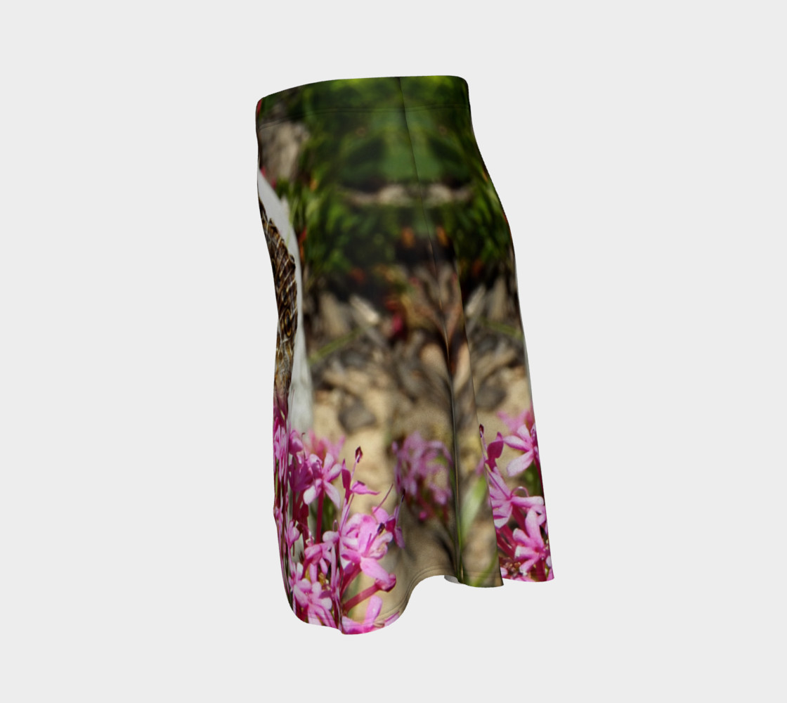 Aperçu de Painted Lady Butterfly Flare Skirt #2