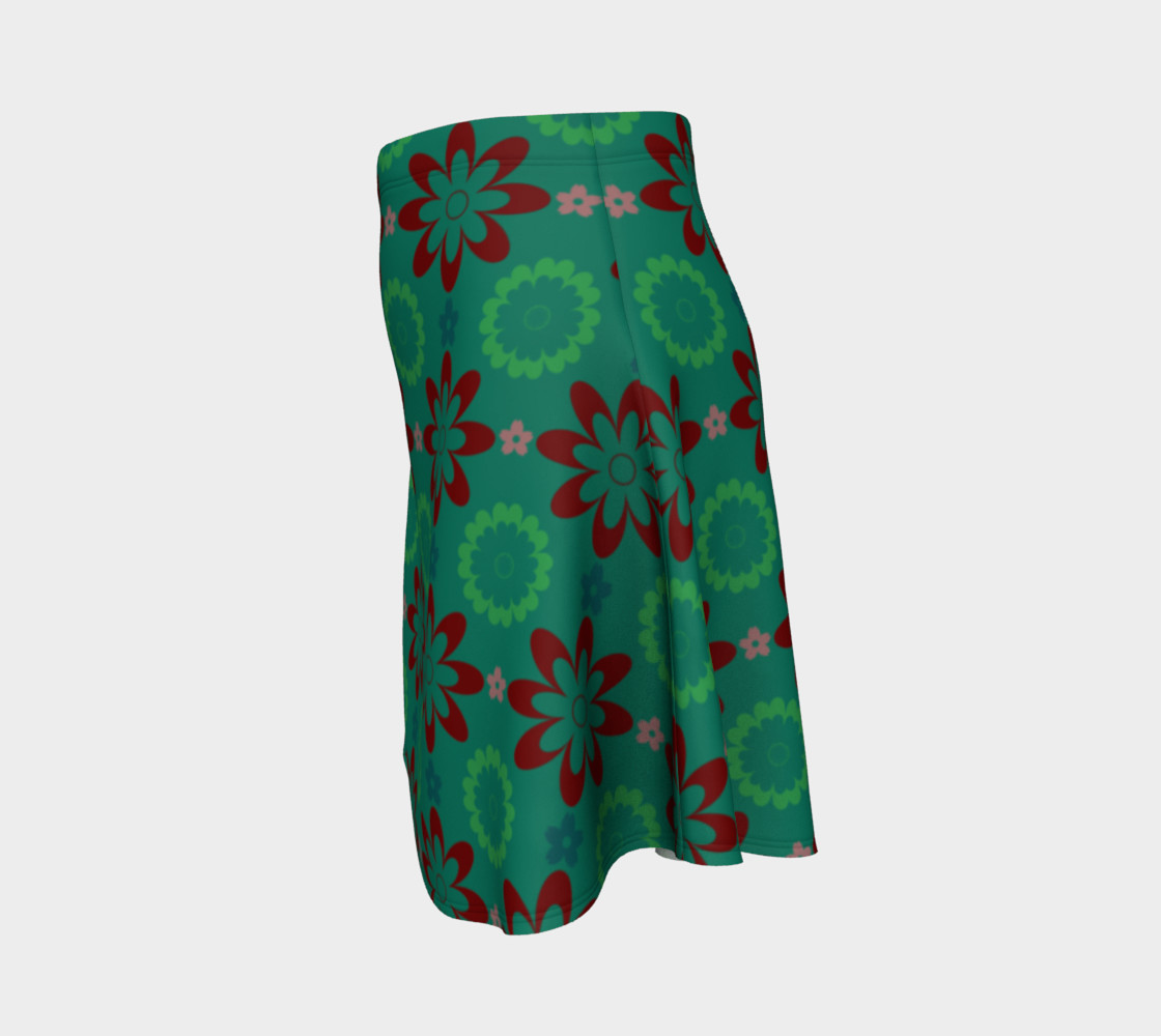 Aperçu de Clash of the Flowers Flare Skirt #2