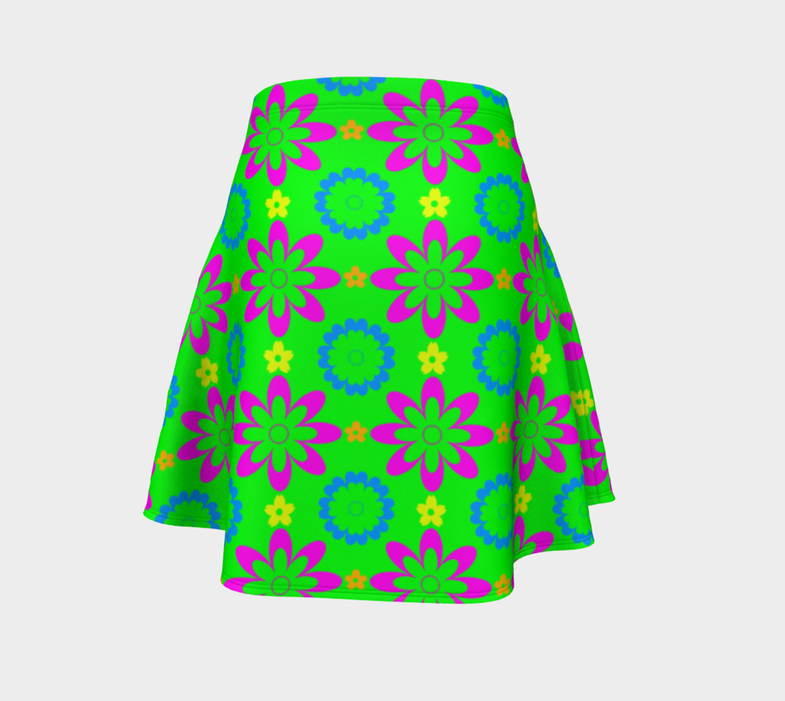 Aperçu de Flower Brightness Flare Skirt #4