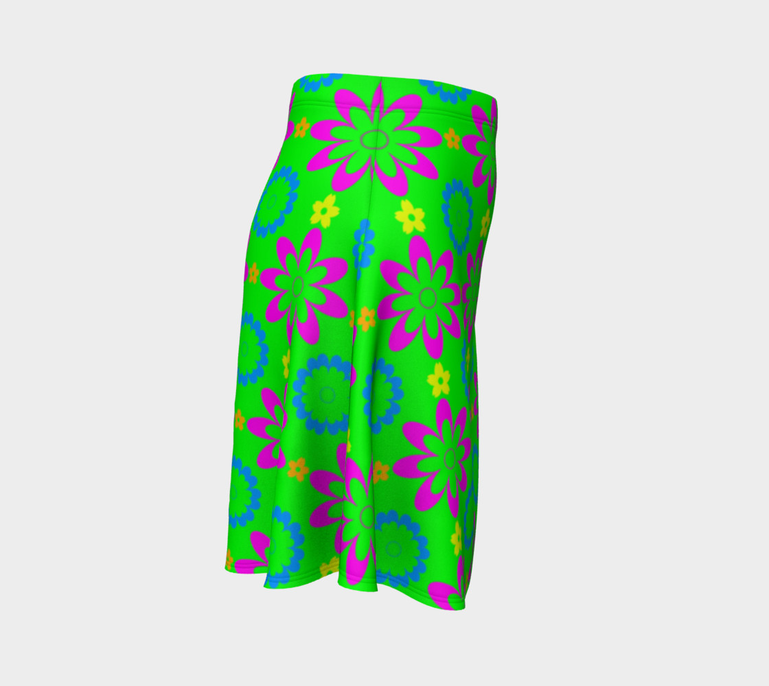 Aperçu de Flower Brightness Flare Skirt #3