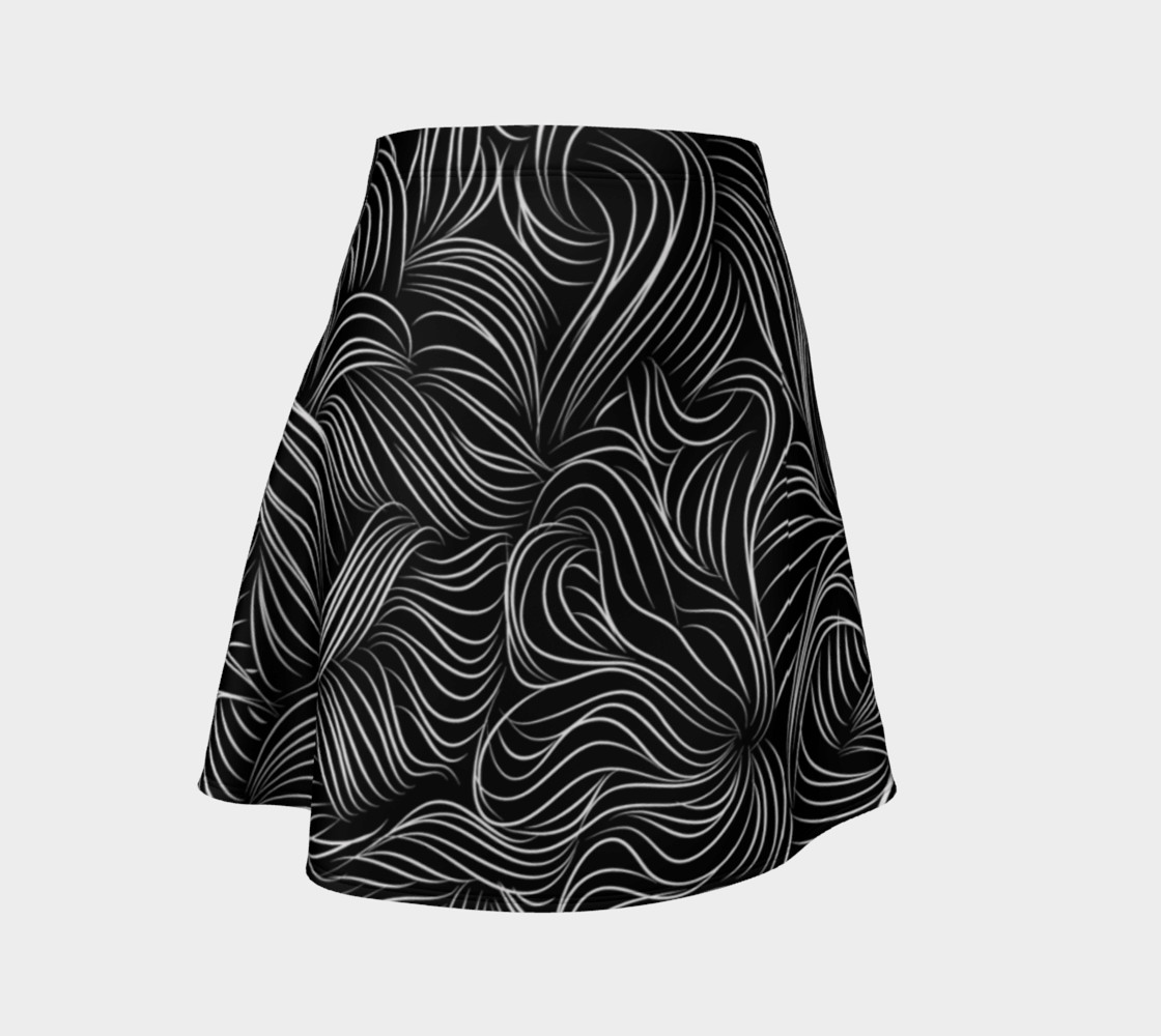 Black Flare Skirt preview #1