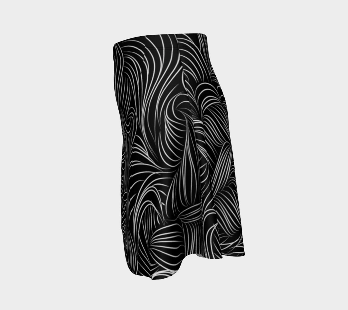 Black Flare Skirt preview #2