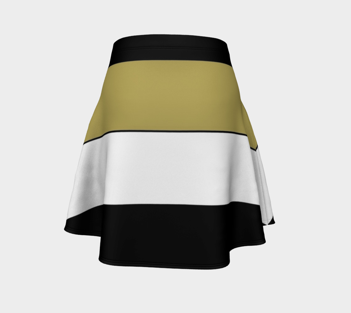 Elegant Black White Brown Gold Stripes Pattern preview #4