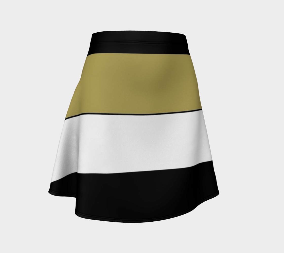 Elegant Black White Brown Gold Stripes Pattern preview #1