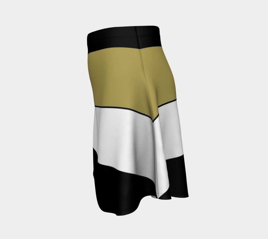 Elegant Black White Brown Gold Stripes Pattern preview #2