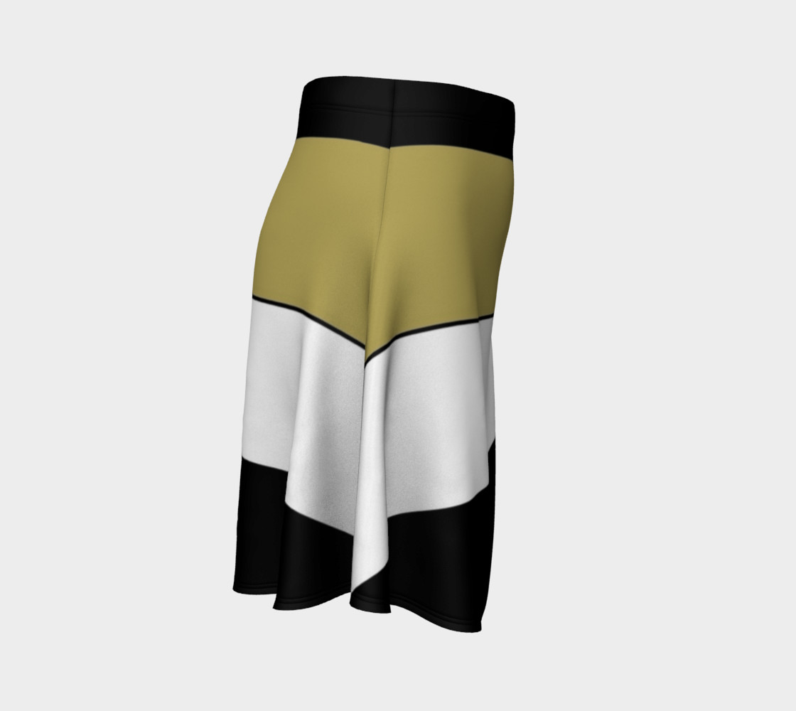 Elegant Black White Brown Gold Stripes Pattern preview #3