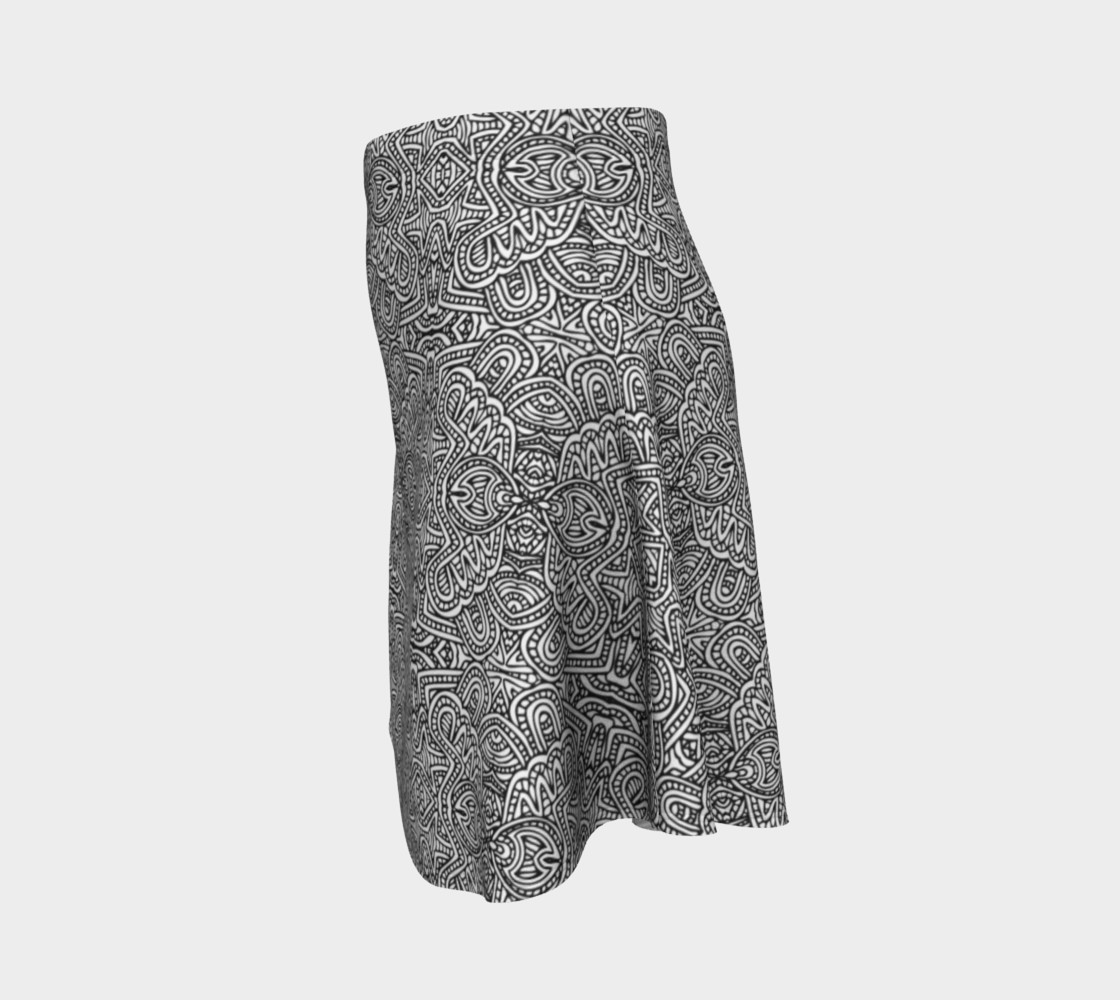 Zentangle monochrome pattern preview #2