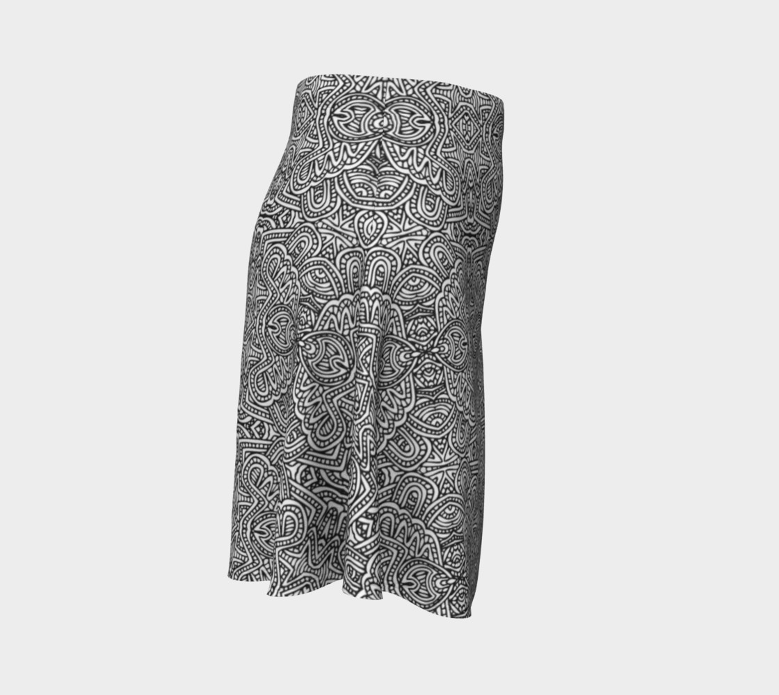 Zentangle monochrome pattern preview #3