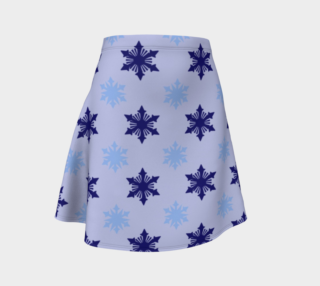 Frosty Snowflakes Flare Skirt thumbnail #2