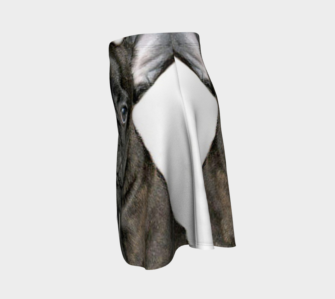 French Bulldog flare skirt preview #2
