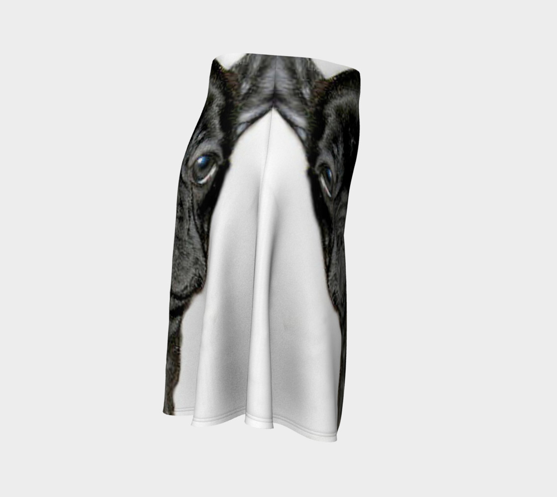 French Bulldog flare skirt preview #3
