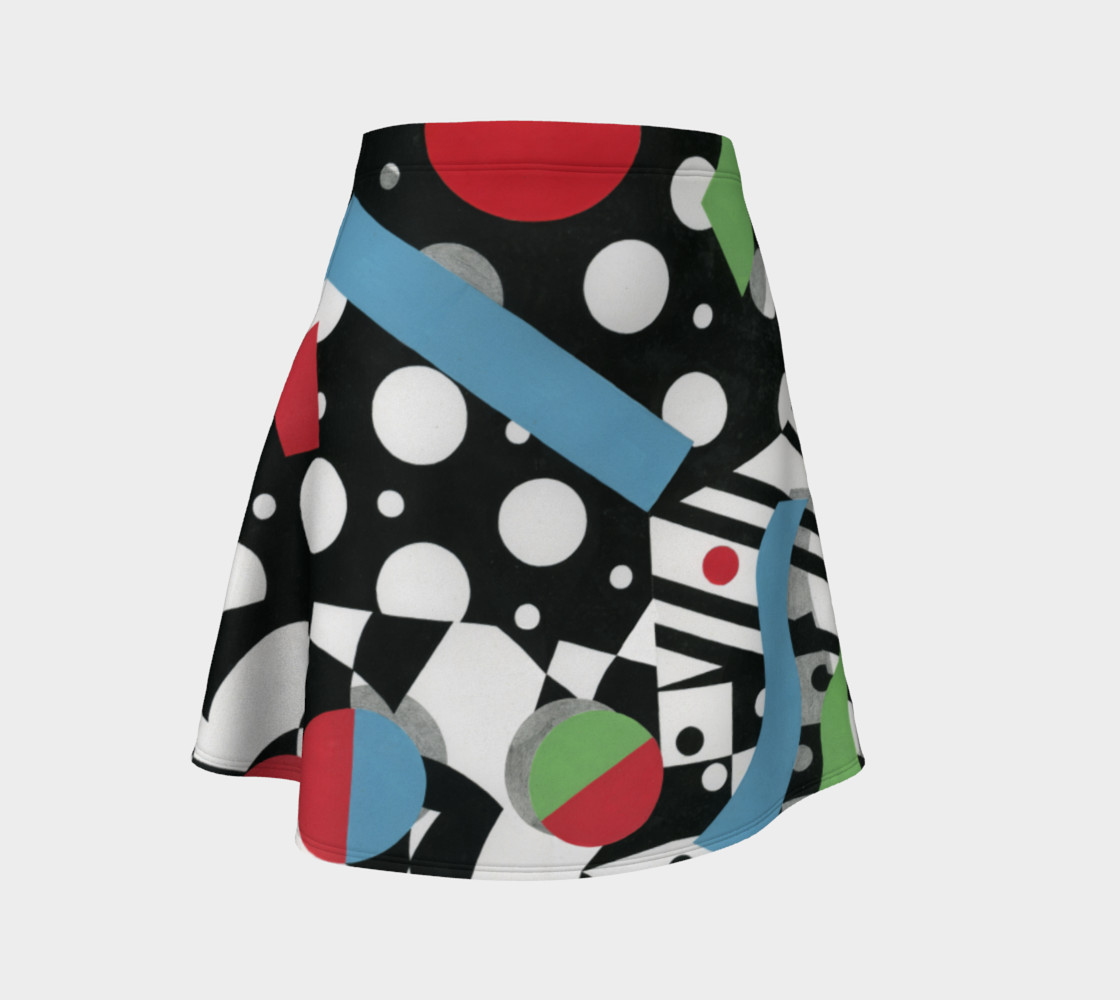 Ticker Tape Flare Skirt preview #1