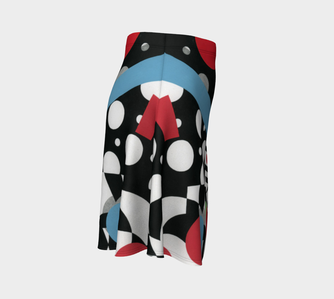 Ticker Tape Flare Skirt preview #3