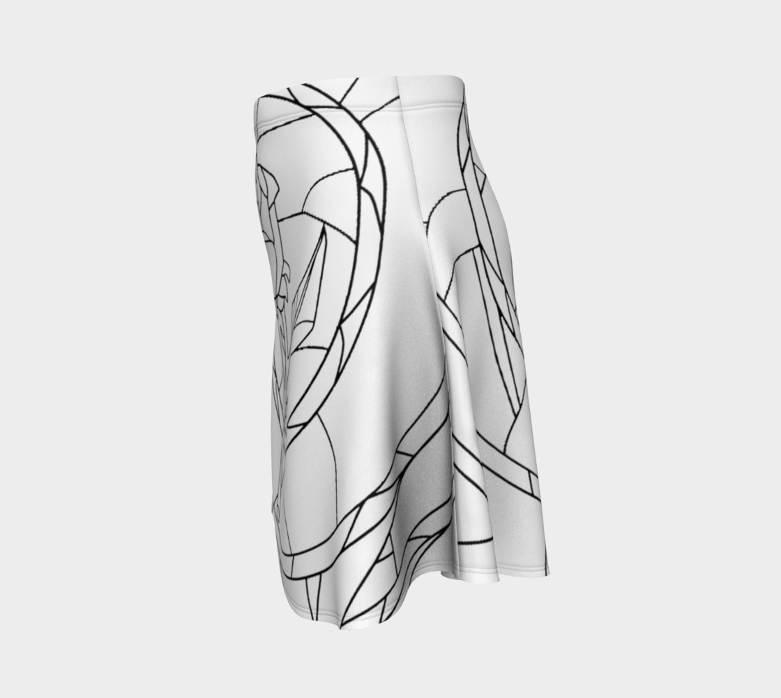 Stained Glass Rose White preview #2