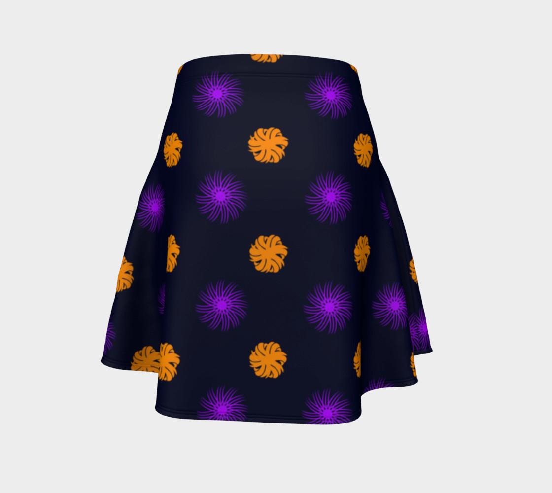 Clash of the Funky Swirls Flare Skirt preview #4