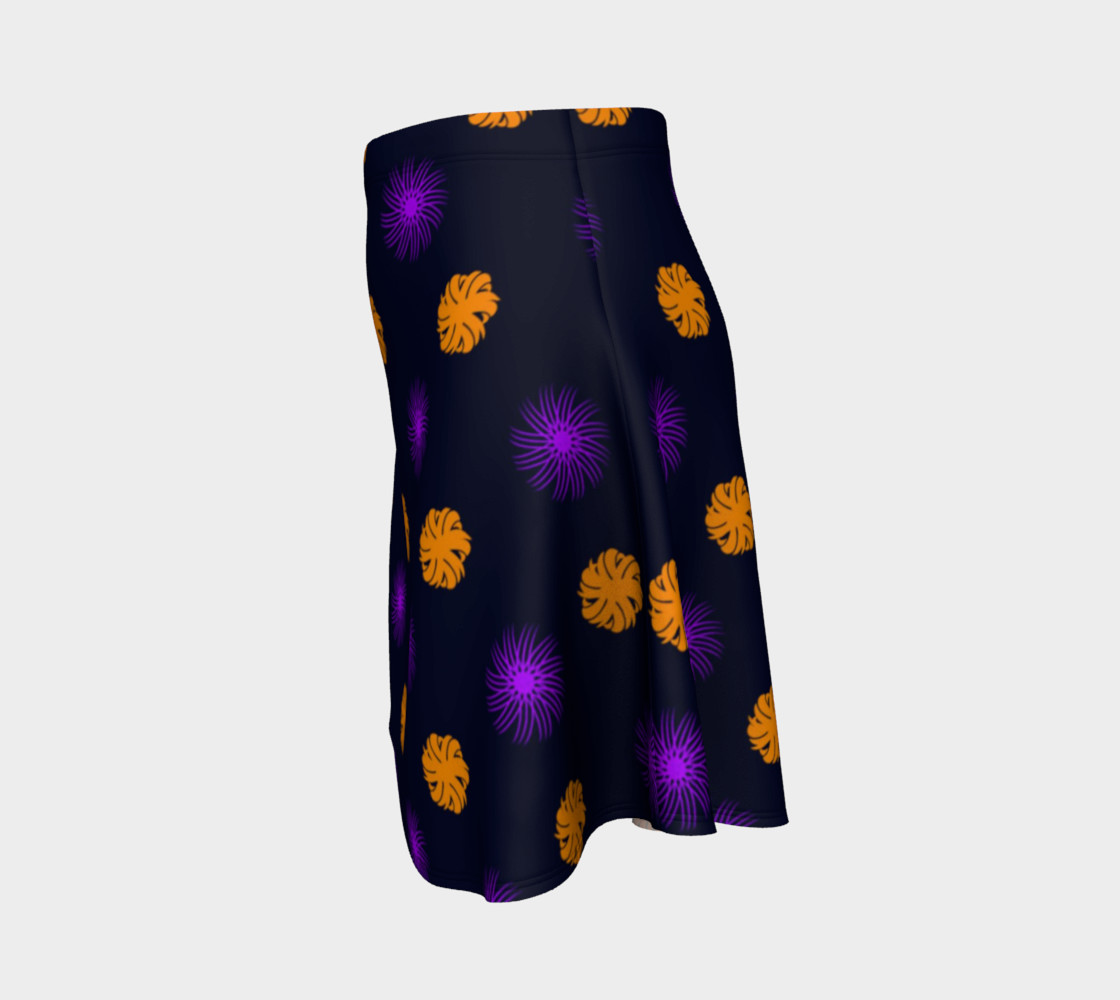Clash of the Funky Swirls Flare Skirt preview #2