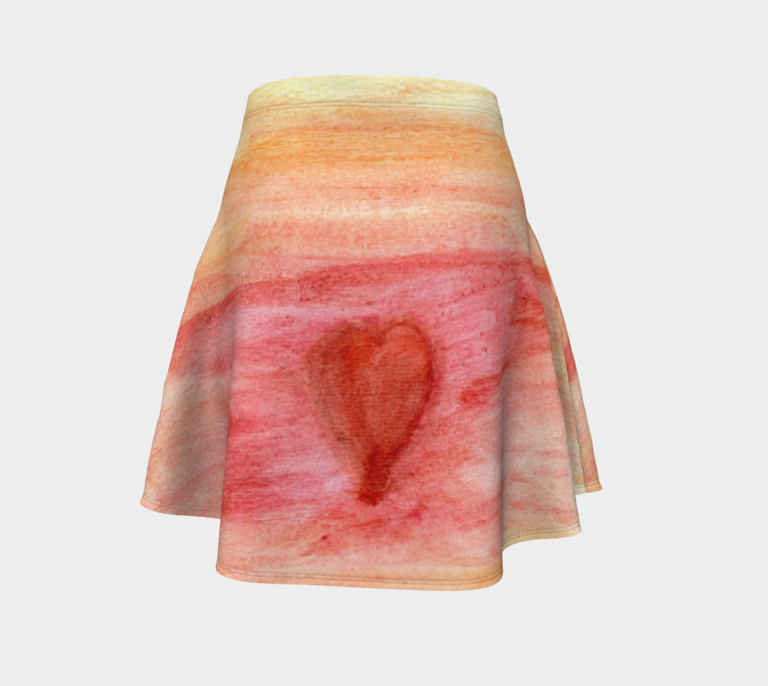 Radiating Heart Flare Skirt preview #4