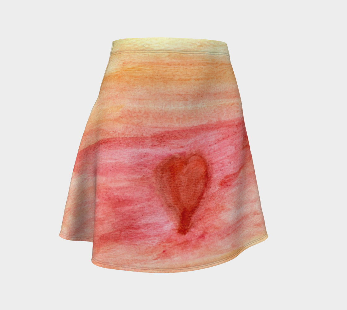 Radiating Heart Flare Skirt preview #1