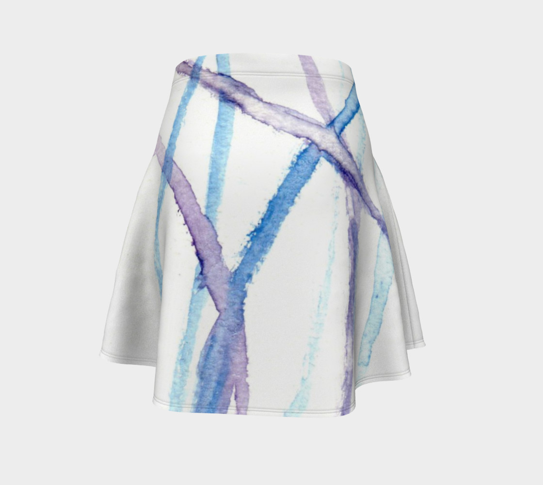 Lines Flare Skirt preview #4