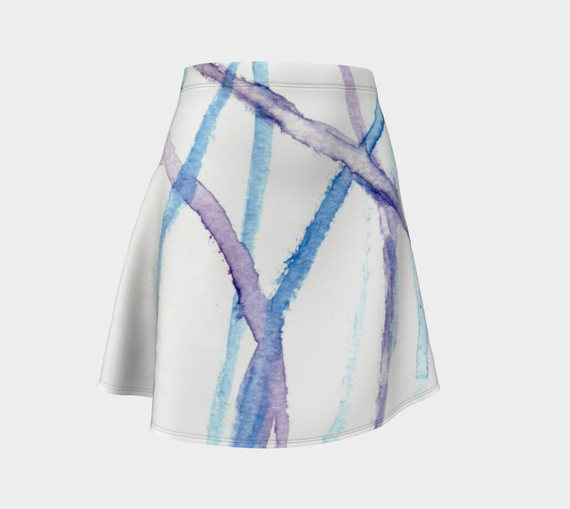 Lines Flare Skirt preview #1