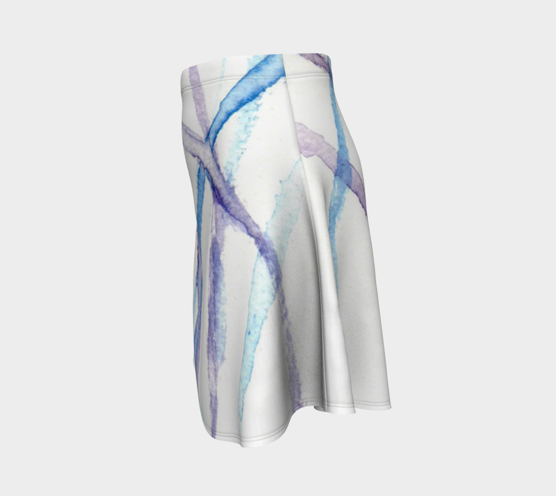 Lines Flare Skirt preview #2