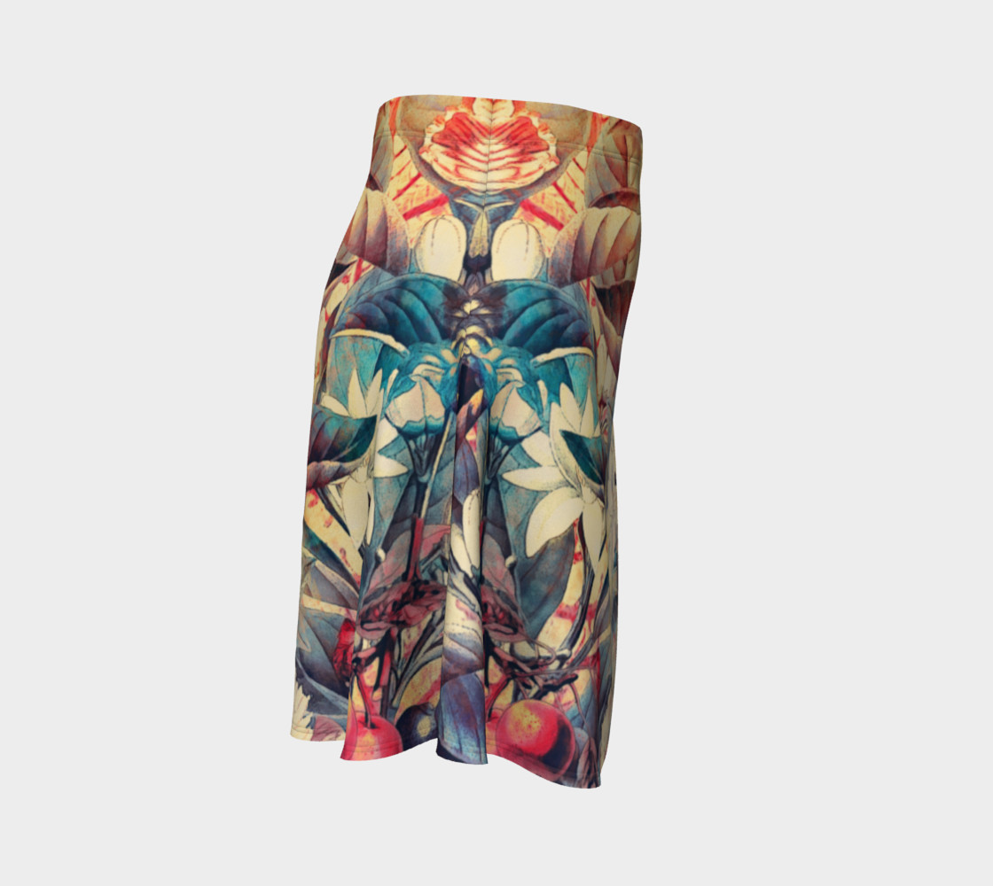 flare skirt flowers and fruits preview #3
