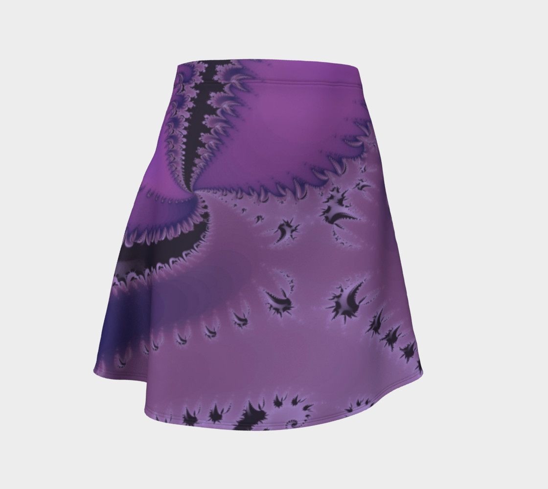 Purple Twilight Flare Skirt 3D preview