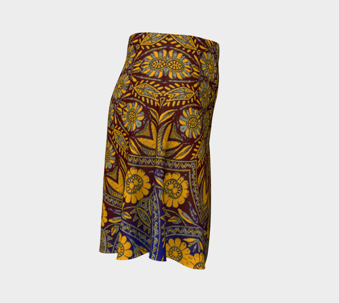 Vintage Morrocan Tile 327 Flare Skirt preview #3