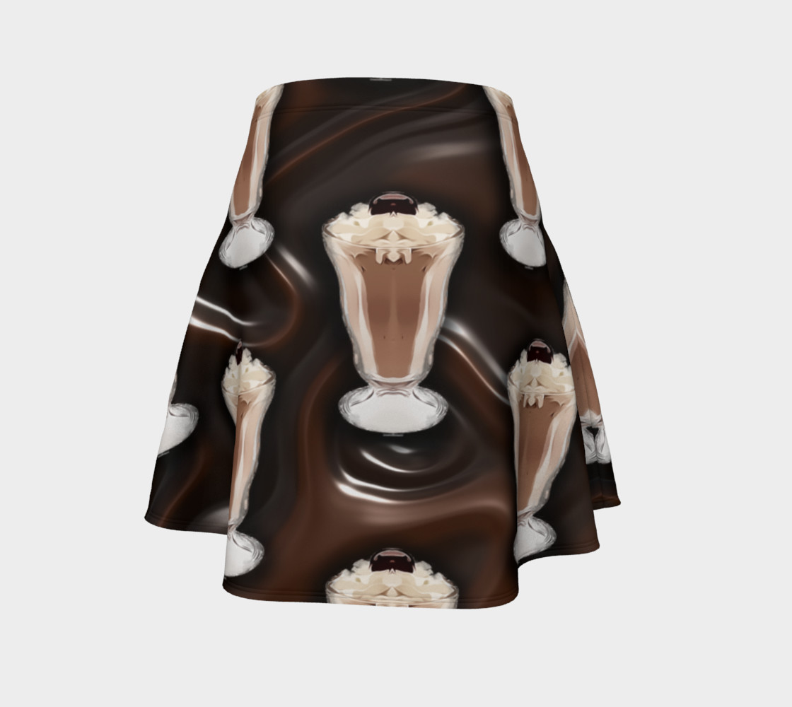 Chocolate Shake Flare Skirt preview #4
