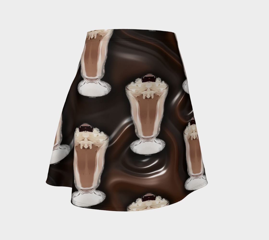 Chocolate Shake Flare Skirt preview #1