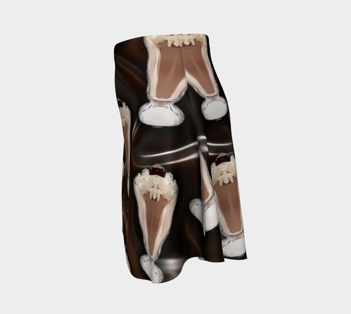 Chocolate Shake Flare Skirt preview #2