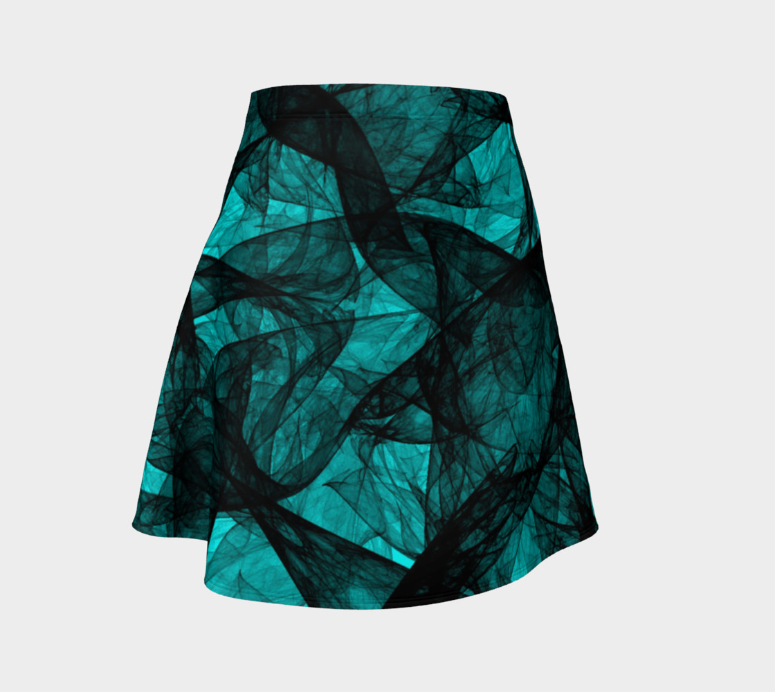 Flare Skirt Fractal Art G17 3D preview