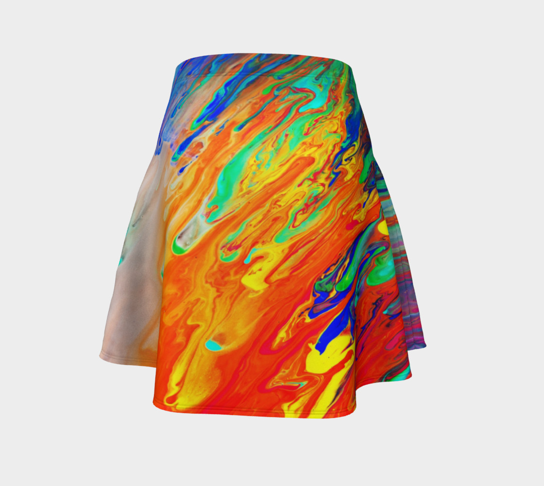 Abstract Flow Flare Skirt by GearX preview #4