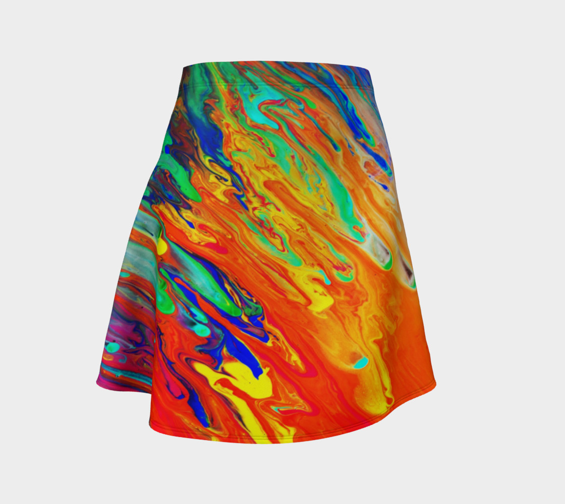 Abstract Flow Flare Skirt by GearX preview #1