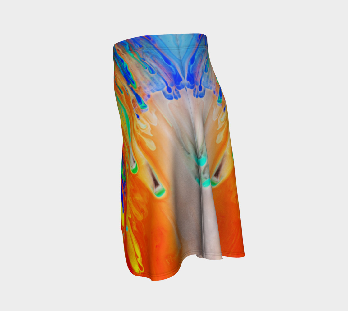 Abstract Flow Flare Skirt by GearX preview #2