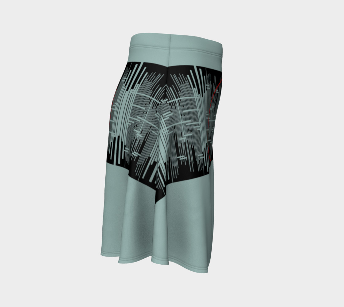 Space age Flare Skirt preview #3