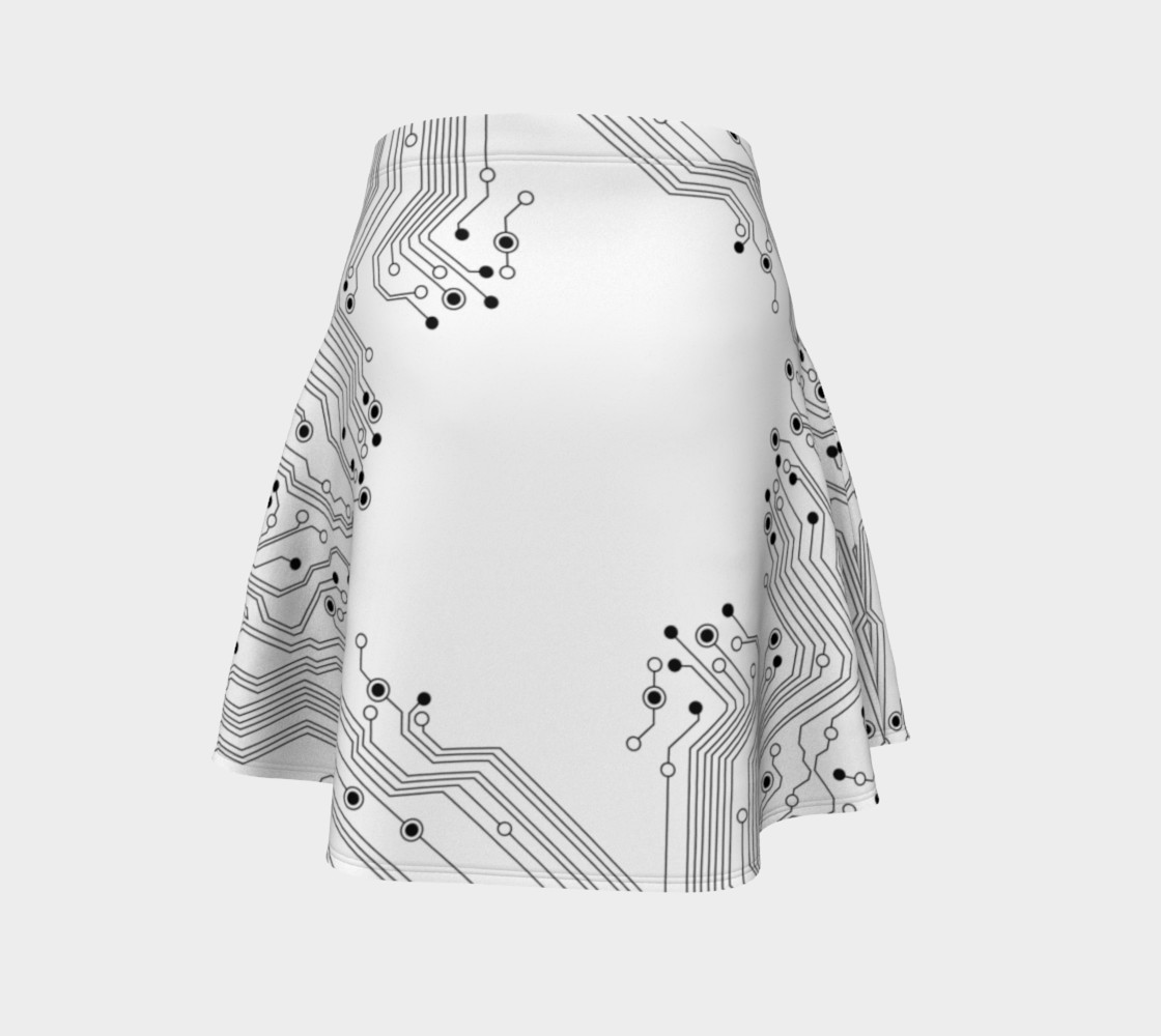 Circuit Board Flare Skirt by GearX preview #4