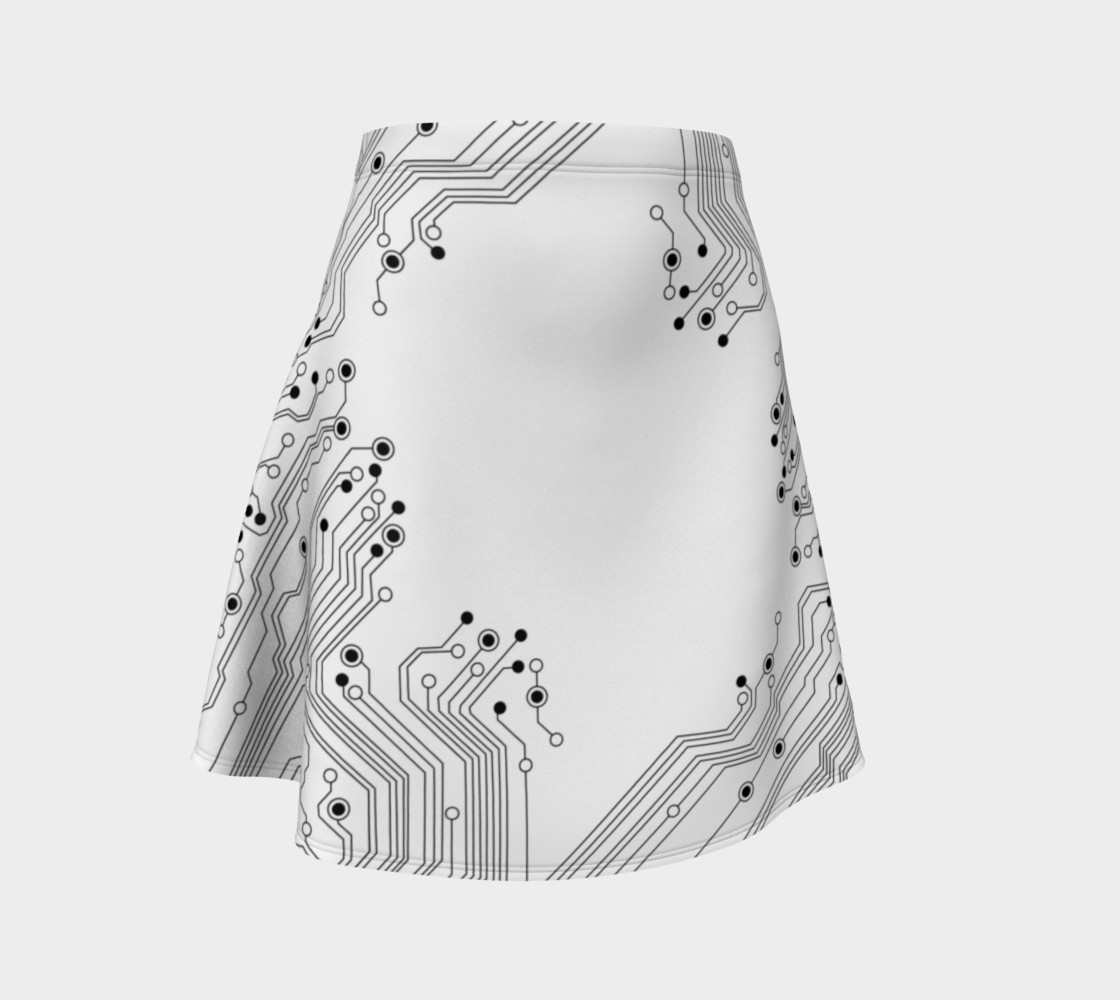 Circuit Board Flare Skirt by GearX preview #1