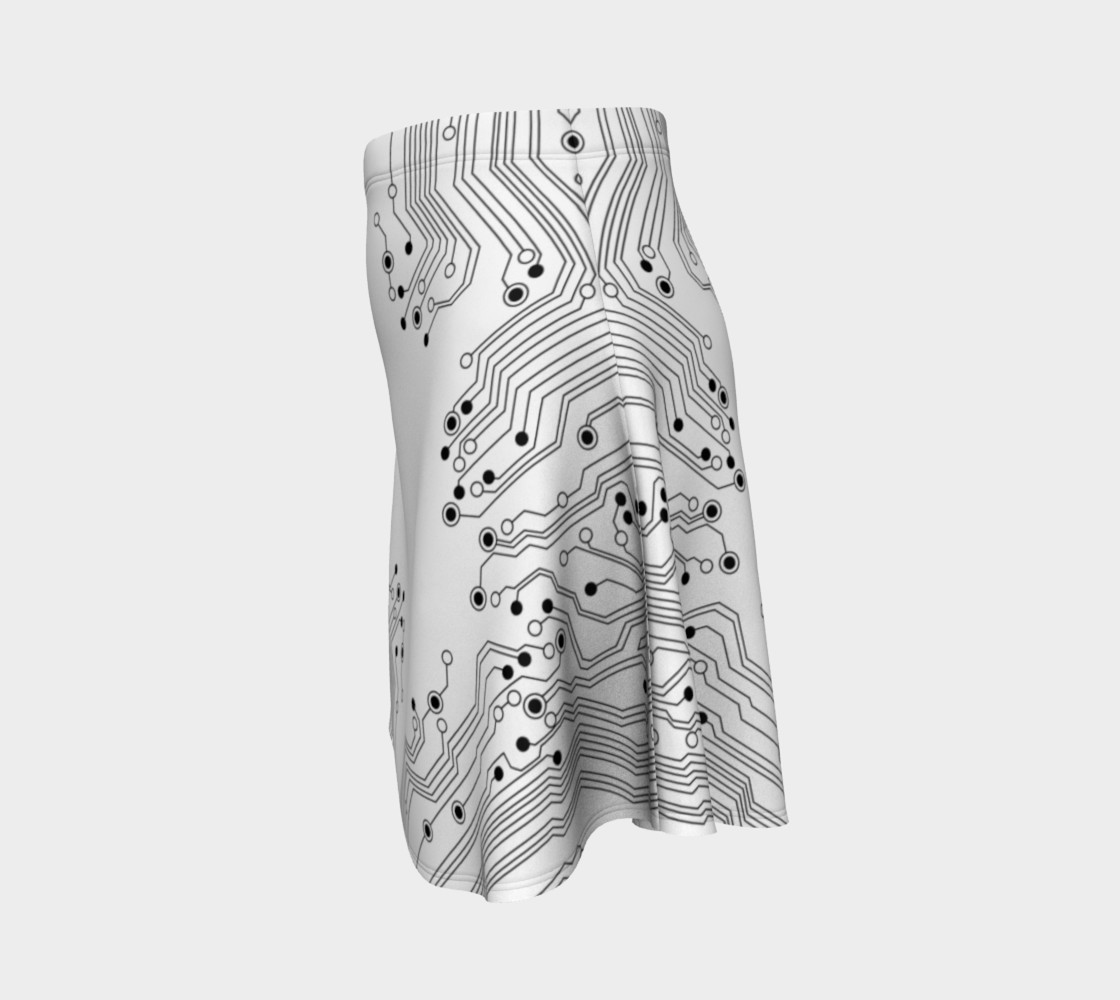 Circuit Board Flare Skirt by GearX preview #2