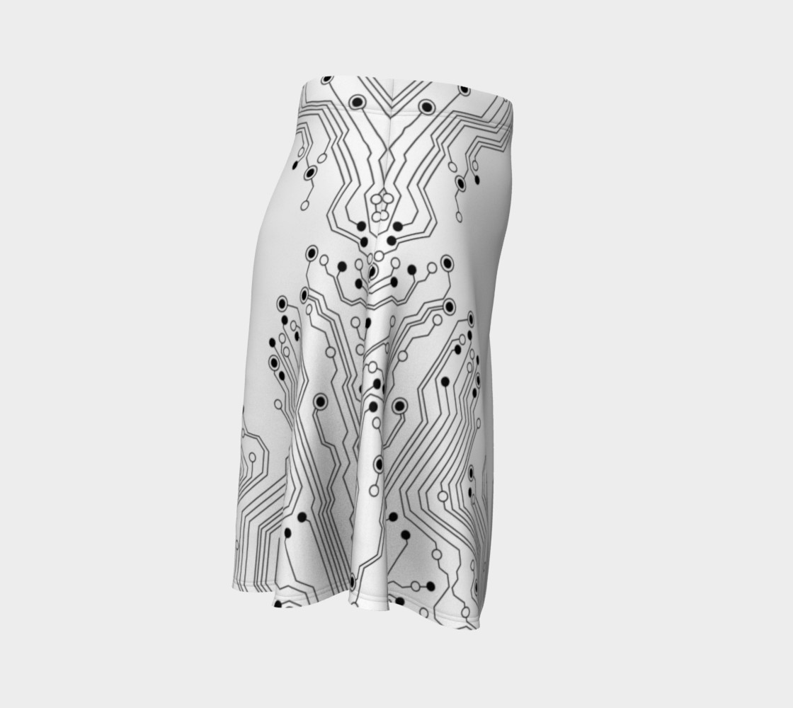 Circuit Board Flare Skirt by GearX preview #3
