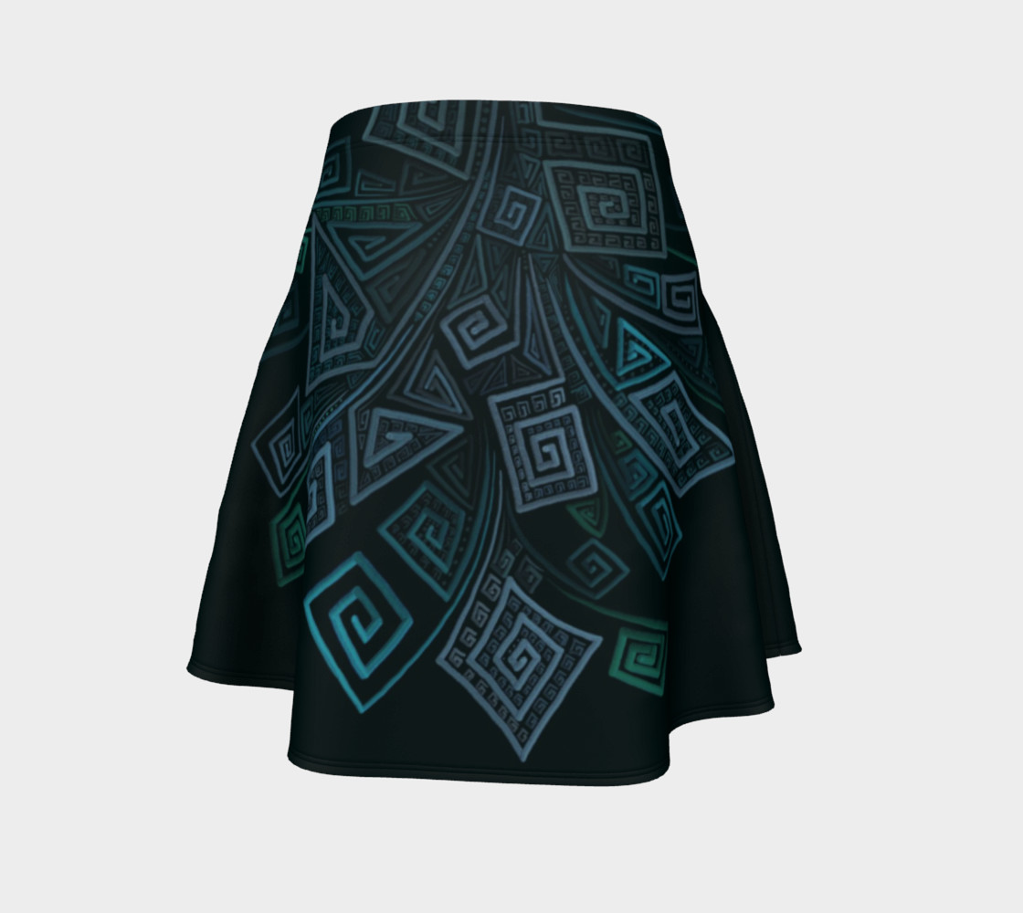 Turquoise 3D Square preview #4
