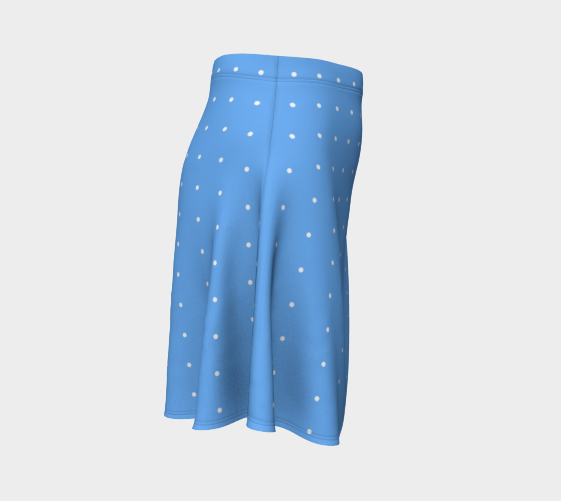 Umsted Design Baby Blue with White Small Polka Dots thumbnail #4
