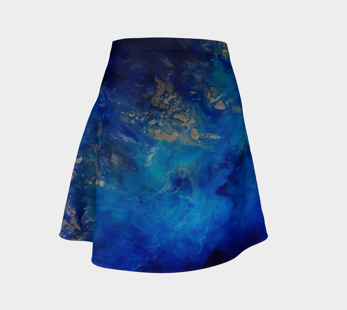 Diving in the Deep flare skirt preview #1