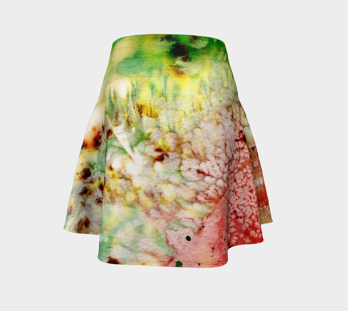 Watermelon Spin - Flare Skirt preview #4