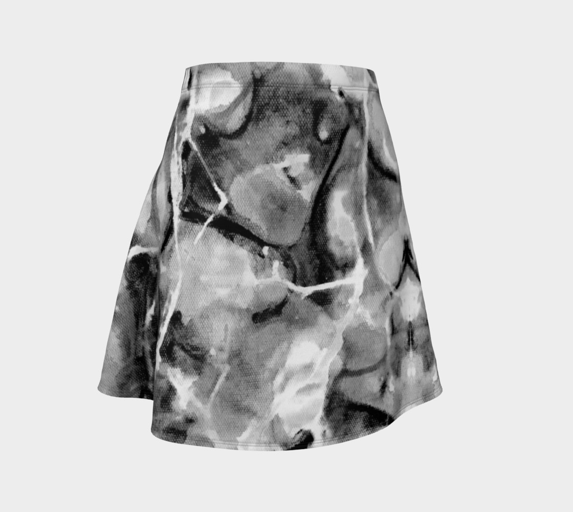 Gray Marble Flare Skirt III preview #1