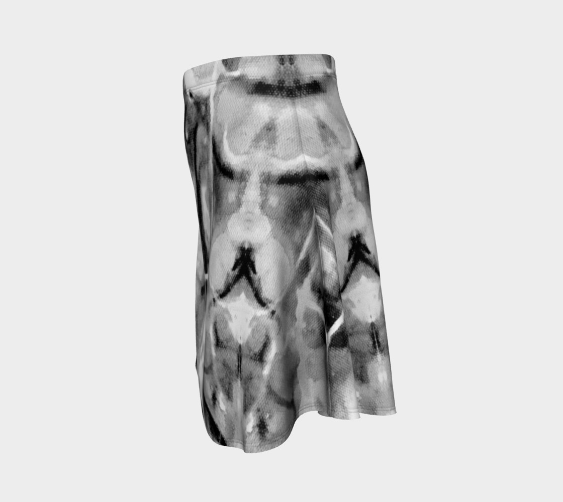 Gray Marble Flare Skirt III preview #2