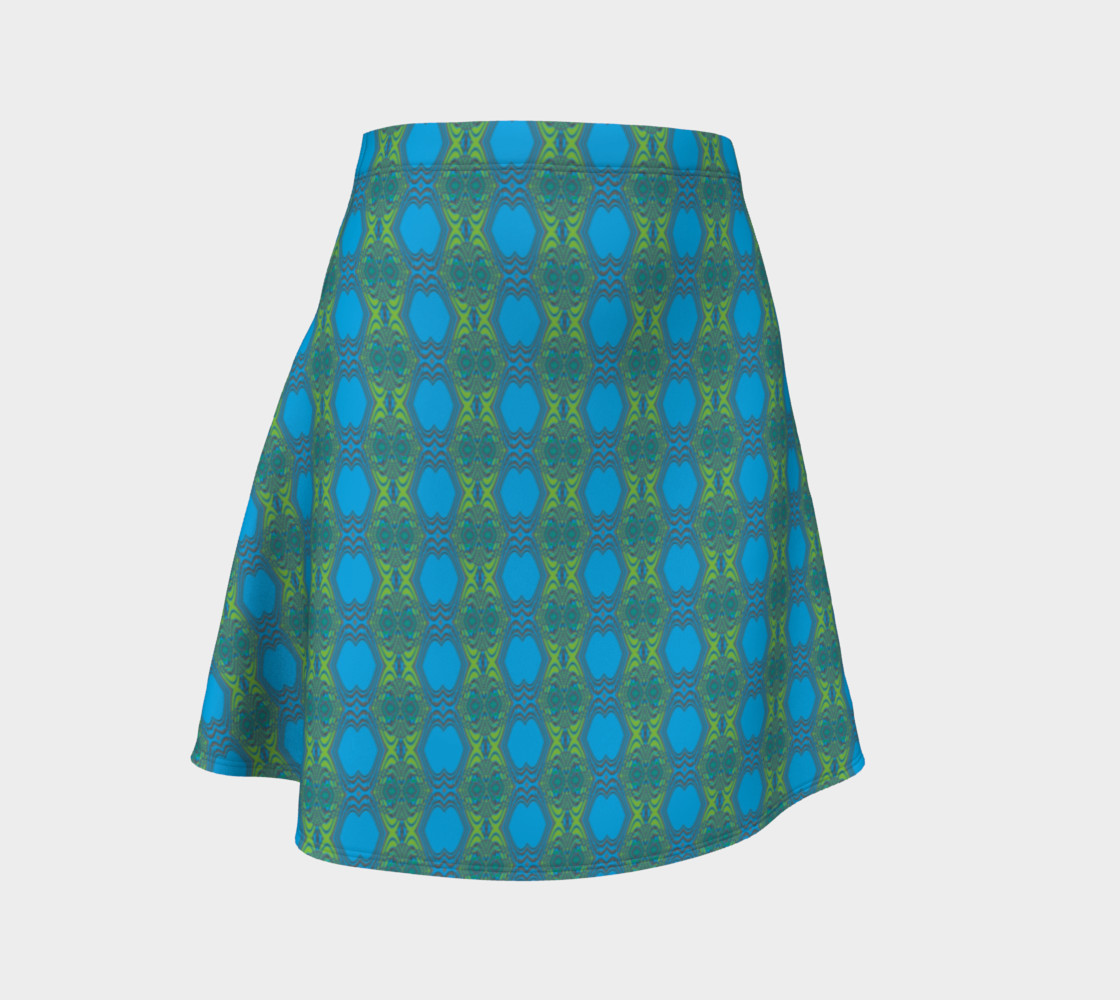 Blue Green Diamonds - 3 Swirl preview #1