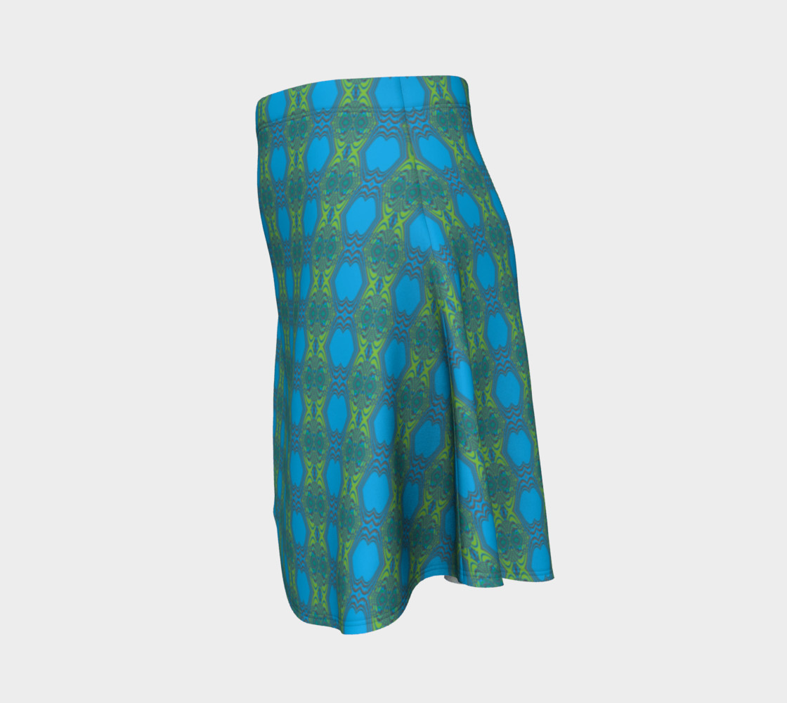 Blue Green Diamonds - 3 Swirl preview #2